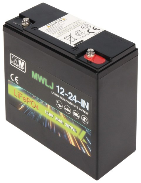 AKUMULATOR 12.8V/24AH/LIFEPO4-MWLJ MW Power AKUMULATOR 12.8V/24AH/LIFEPO4-MWLJ MW Power