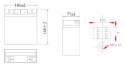 AKUMULATOR 12.8V/24AH/LIFEPO4-MWLJ MW Power