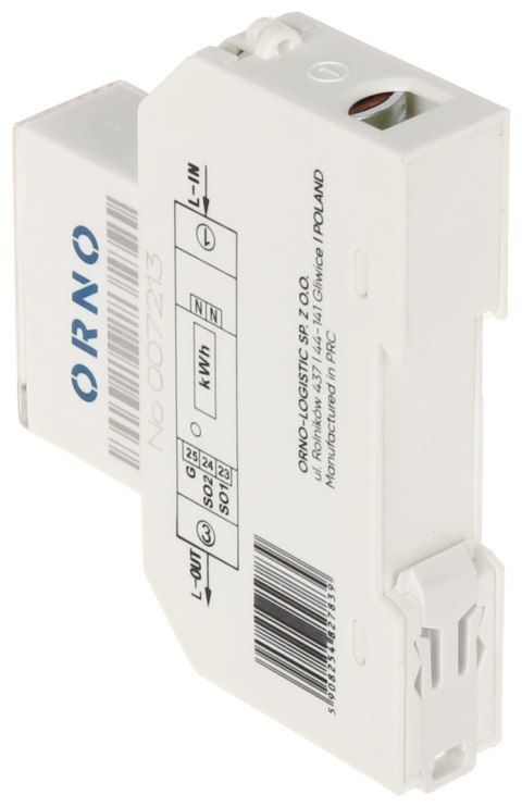 LICZNIK ENERGII ELEKTRYCZNEJ OR-WE-524 JEDNOFAZOWY ORNO LICZNIK ENERGII ELEKTRYCZNEJ OR-WE-524 JEDNOFAZOWY ORNO