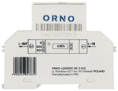 LICZNIK ENERGII ELEKTRYCZNEJ OR-WE-524 JEDNOFAZOWY ORNO LICZNIK ENERGII ELEKTRYCZNEJ OR-WE-524 JEDNOFAZOWY ORNO