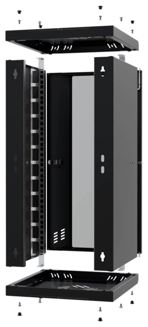 SZAFA RACK WISZĄCA S-RC10-12U-300GB STALFLEX SZAFA RACK WISZĄCA S-RC10-12U-300GB STALFLEX
