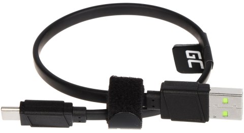 PRZEWÓD USB-A/USB-C/0.25M-GC GCmatte 0.25 m Green Cell PRZEWÓD USB-A/USB-C/0.25M-GC GCmatte 0.25 m Green Cell