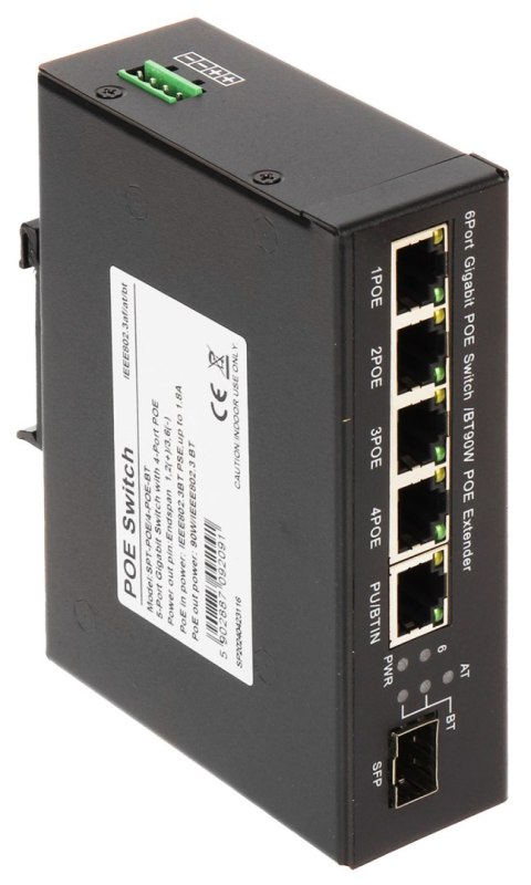 SWITCH POE / EXTENDER SPT-POE/4-POE-BT 4-PORTOWY SFP GTX SWITCH POE / EXTENDER SPT-POE/4-POE-BT 4-PORTOWY SFP GTX