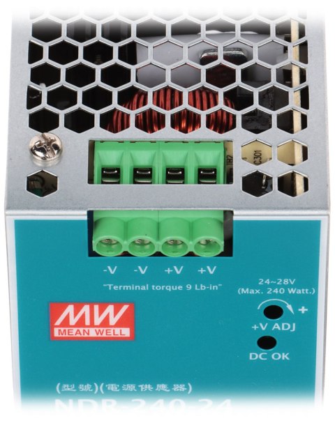 ZASILACZ IMPULSOWY NDR-240-24 MEAN WELL ZASILACZ IMPULSOWY NDR-240-24 MEAN WELL