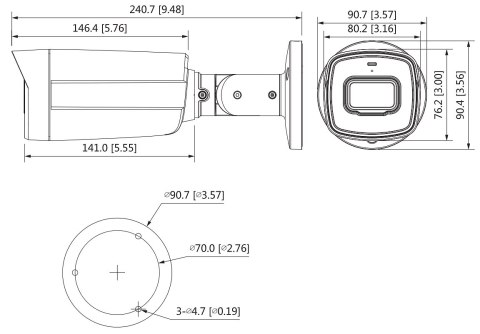 KAMERA AHD, HD-CVI, HD-TVI, PAL HAC-HFW1200TH-I8-A-0360B-S6 - 1080p 3.6 mm DAHUA KAMERA AHD, HD-CVI, HD-TVI, PAL HAC-HFW1200TH-I8-A-0360B-S6 - 1080p 3.6 mm DAHUA