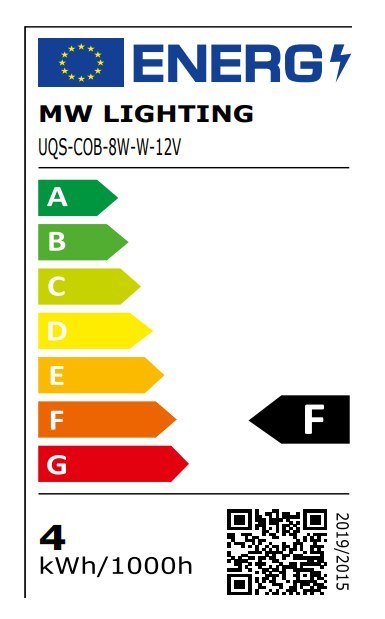TAŚMA LED LED-COB-12V/8W-CW/5M - 6500 K MW Lighting TAŚMA LED LED-COB-12V/8W-CW/5M - 6500 K MW Lighting