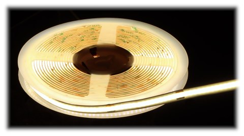 TAŚMA LED LED-COB-12V/8W-NW/5M - 4000 K MW Lighting TAŚMA LED LED-COB-12V/8W-NW/5M - 4000 K MW Lighting