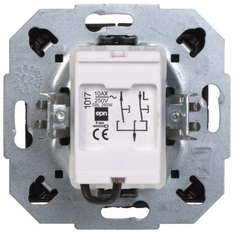 ŁĄCZNIK BEZPOŚREDNIEGO STEROWANIA ROLETAMI SANTRA/4116-19/EPN 250 V 10 A Elektro-Plast ŁĄCZNIK BEZPOŚREDNIEGO STEROWANIA ROLETAMI SANTRA/4116-19/EPN 250 V 10 A Elektro-Plast