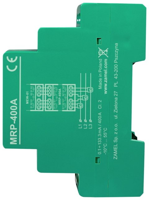 MODUŁ ROZSZERZEŃ PRZEKŁADNIKÓW MRP-400A ZAMEL MODUŁ ROZSZERZEŃ PRZEKŁADNIKÓW MRP-400A ZAMEL
