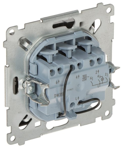 ŁĄCZNIK POTRÓJNY Z PODŚWIETLENIEM DW31L.01/49-SIMON54 250 V 10 A ŁĄCZNIK POTRÓJNY Z PODŚWIETLENIEM DW31L.01/49-SIMON54 250 V 10 A