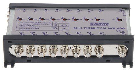 WZMACNIACZ MAGISTRALI MULTISWITCHOWEJ WS-909 9 WEJŚĆ / 9 WYJŚĆ TELMOR WZMACNIACZ MAGISTRALI MULTISWITCHOWEJ WS-909 9 WEJŚĆ / 9 WYJŚĆ TELMOR