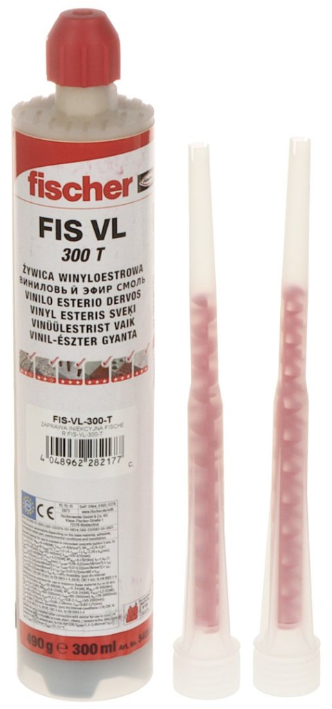ZAPRAWA INIEKCYJNA FIS-VL-300-T KARTUSZ 300 ml Fischer ZAPRAWA INIEKCYJNA FIS-VL-300-T KARTUSZ 300 ml Fischer