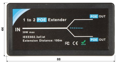 SWITCH POE / EXTENDER PFT1320 3-PORTOWY SWITCH POE / EXTENDER PFT1320 3-PORTOWY