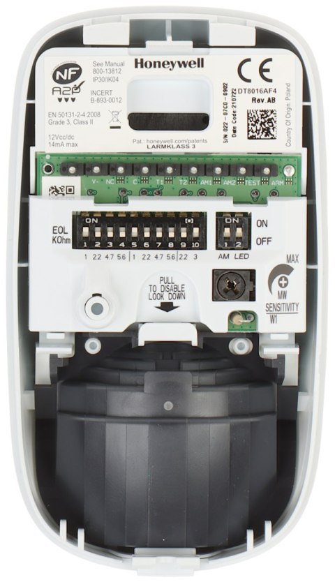 CZUJKA DUALNA MIKROFALA + PIR DT8016AF4 HONEYWELL CZUJKA DUALNA MIKROFALA + PIR DT8016AF4 HONEYWELL
