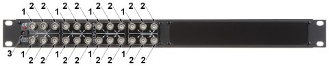 ROZGAŁĘŹNIK WIDEO RV-8/16-UHD/R19 ROZGAŁĘŹNIK WIDEO RV-8/16-UHD/R19