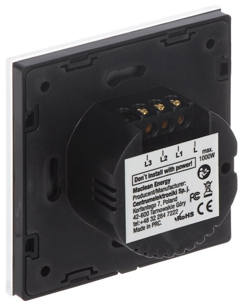 DOTYKOWY ŁĄCZNIK ŚWIECZNIKOWY MCE-703W 4.35 A MACLEAN DOTYKOWY ŁĄCZNIK ŚWIECZNIKOWY MCE-703W 4.35 A MACLEAN