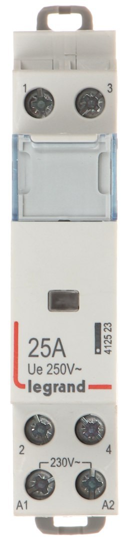 STYCZNIK MODUŁOWY LE-412523 25 A 250 V AC LEGRAND STYCZNIK MODUŁOWY LE-412523 25 A 250 V AC LEGRAND