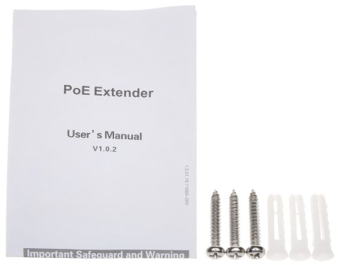SWITCH POE / EXTENDER PFT1300 3-PORTOWY DAHUA SWITCH POE / EXTENDER PFT1300 3-PORTOWY DAHUA