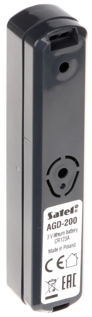 BEZPRZEWODOWA CZUJKA ZBICIA SZKŁA AGD-200-DG (Glass-Break-Detector-DG) SATEL BEZPRZEWODOWA CZUJKA ZBICIA SZKŁA AGD-200-DG (Glass-Break-Detector-DG) SATEL