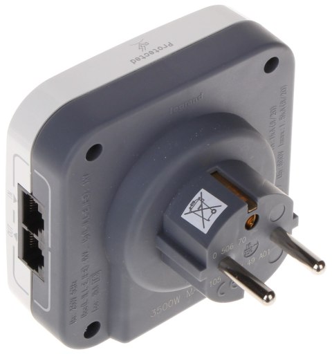 OGRANICZNIK PRZEPIĘĆ LE-50670 2P+Z 2 x RJ45 3500 W LEGRAND OGRANICZNIK PRZEPIĘĆ LE-50670 2P+Z 2 x RJ45 3500 W LEGRAND