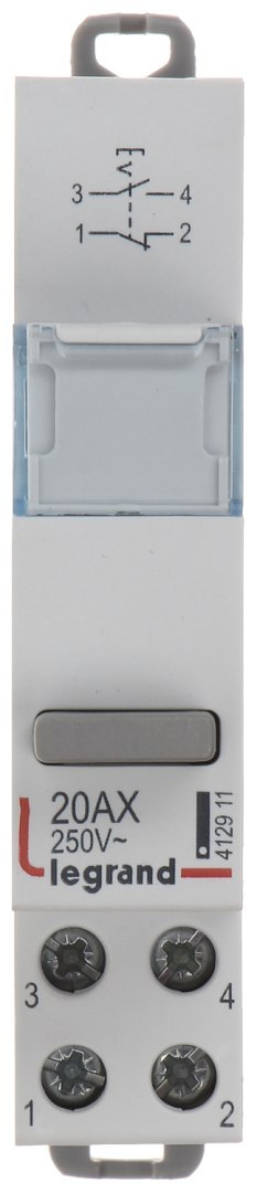 ŁĄCZNIK PRZYCISKOWY POJEDYNCZY BISTABILNY LE-412911 1X NO + 1X NC 20 A LEGRAND ŁĄCZNIK PRZYCISKOWY POJEDYNCZY BISTABILNY LE-412911 1X NO + 1X NC 20 A LEGRAND