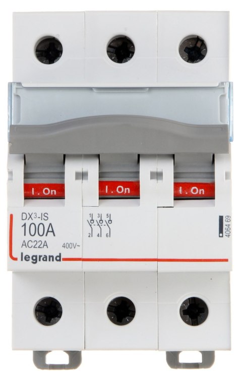 ROZŁĄCZNIK IZOLACYJNY LE-406469 TRÓJFAZOWY 100 A LEGRAND ROZŁĄCZNIK IZOLACYJNY LE-406469 TRÓJFAZOWY 100 A LEGRAND
