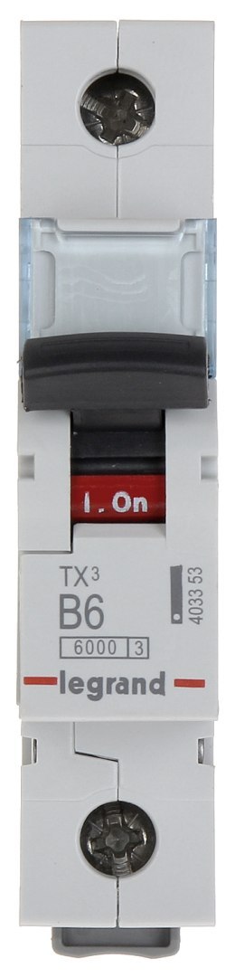 WYŁĄCZNIK NADPRĄDOWY LE-403353 JEDNOFAZOWY 6 A TYP B LEGRAND WYŁĄCZNIK NADPRĄDOWY LE-403353 JEDNOFAZOWY 6 A TYP B LEGRAND