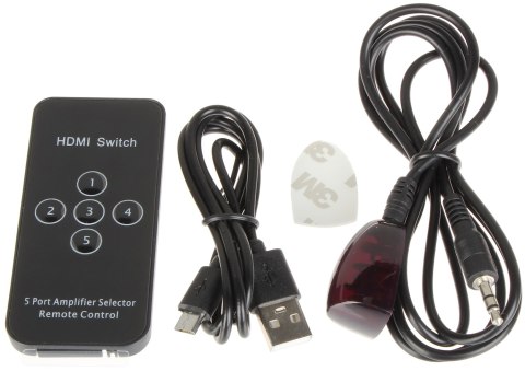 PRZEŁĄCZNIK HDMI-SW-5/1P PRZEŁĄCZNIK HDMI-SW-5/1P