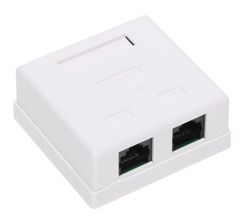 GNIAZDO KOŃCOWE RJ45-2G2 PODWÓJNE GNIAZDO KOŃCOWE RJ45-2G2 PODWÓJNE
