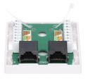 GNIAZDO KOŃCOWE RJ45-2G2 PODWÓJNE