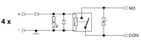 MODUŁ PRZEKAŹNIKOWY ZWIERNY PK4-12-ZD DELTA MODUŁ PRZEKAŹNIKOWY ZWIERNY PK4-12-ZD DELTA