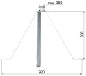 OBEJMA MUROWA OMP-50W60