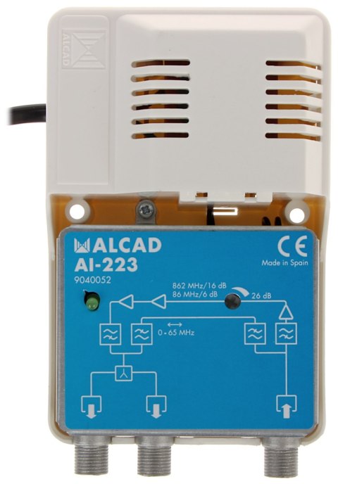 WZMACNIACZ ANTENOWY AI-223 ALCAD WZMACNIACZ ANTENOWY AI-223 ALCAD