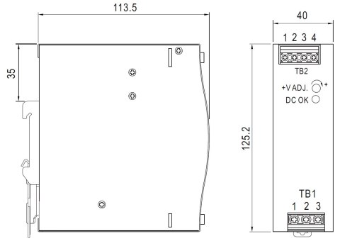 ZASILACZ IMPULSOWY EDR-150-24 MEAN WELL ZASILACZ IMPULSOWY EDR-150-24 MEAN WELL